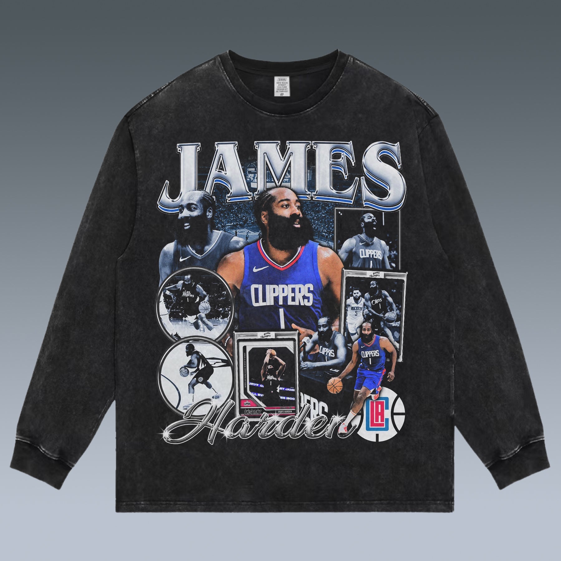 VINTAGE LONG SLEEVE TEE | JAMES HARDEN