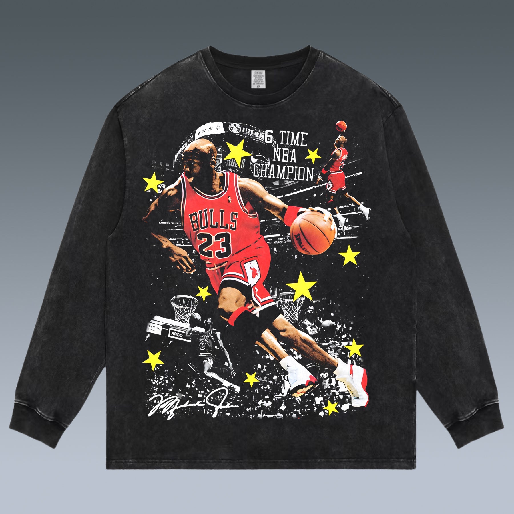 VINTAGE LONG SLEEVE TEE | MICHAEL JORDAN