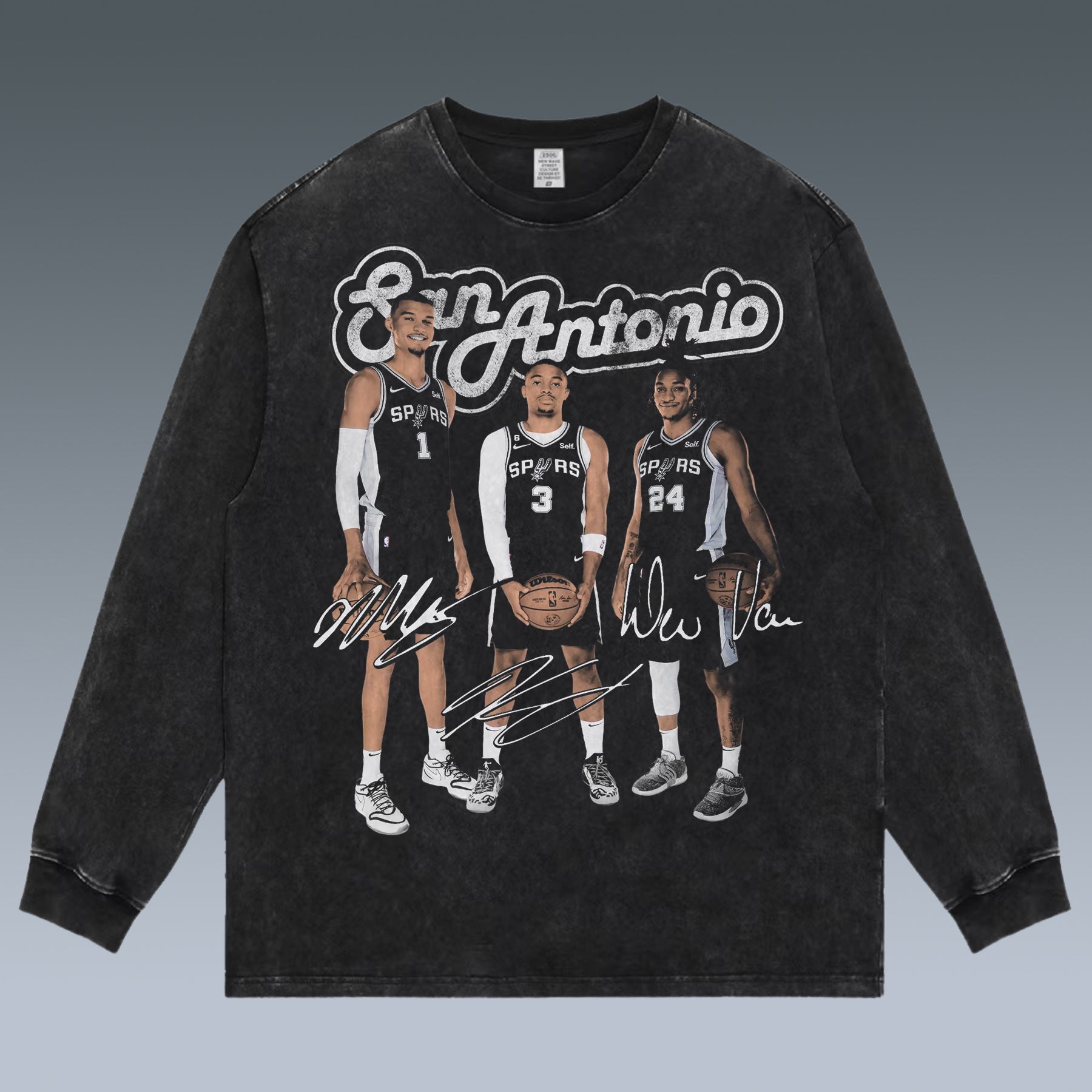 VINTAGE LONG SLEEVE TEE | SAN ANTONIO SPURS