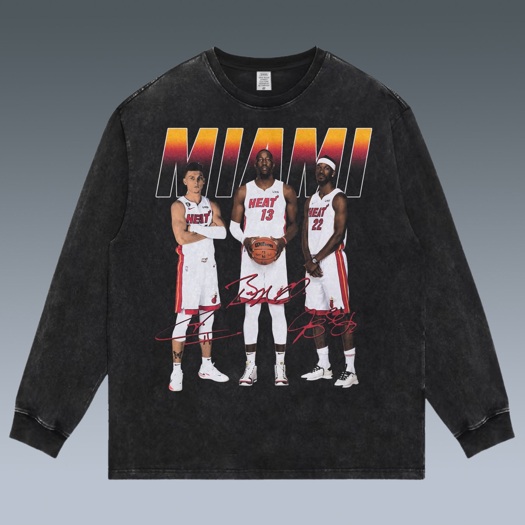 VINTAGE LONG SLEEVE TEE | MIAMI HEAT