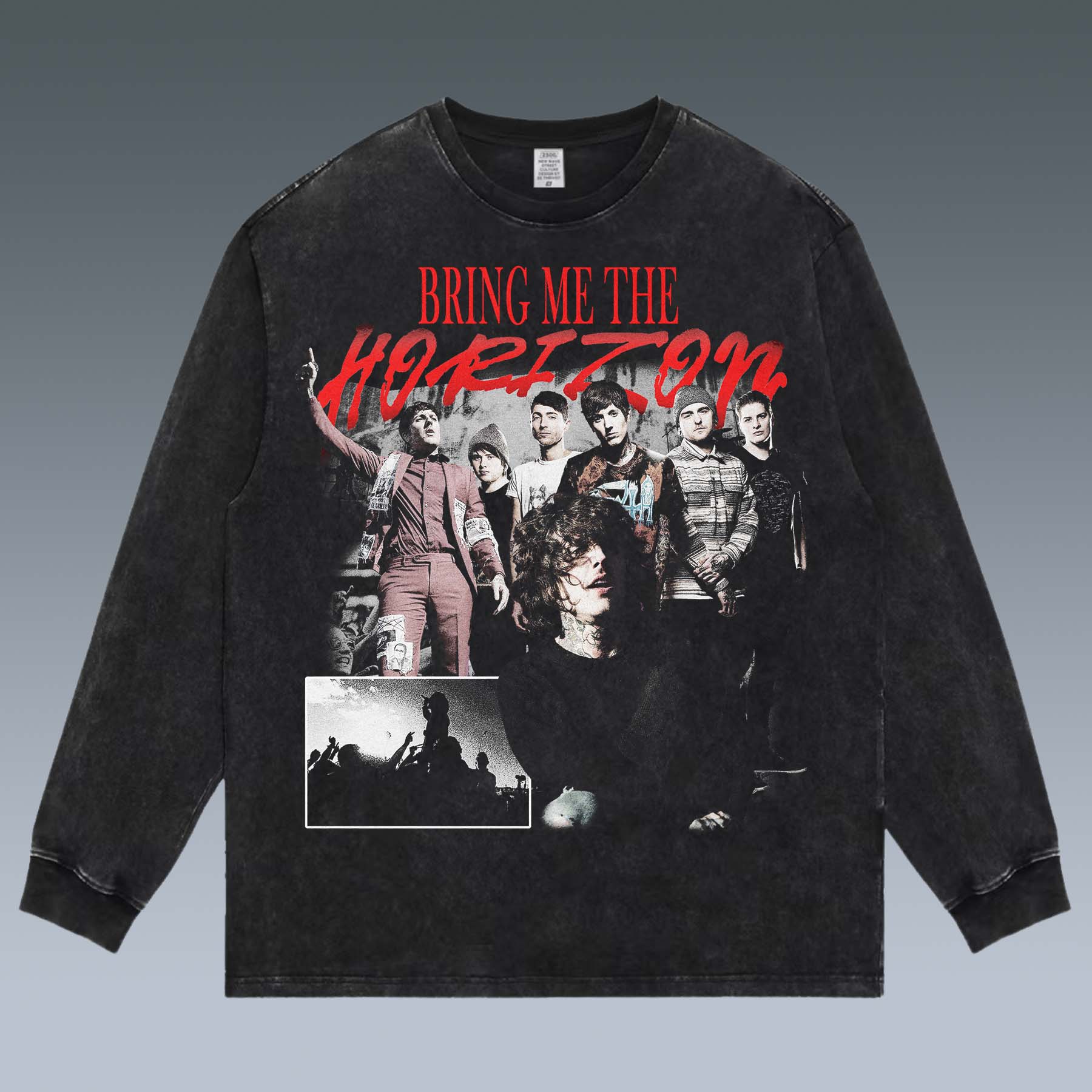 VINTAGE LONG SLEEVE TEE | BRING ME THE HORIZON