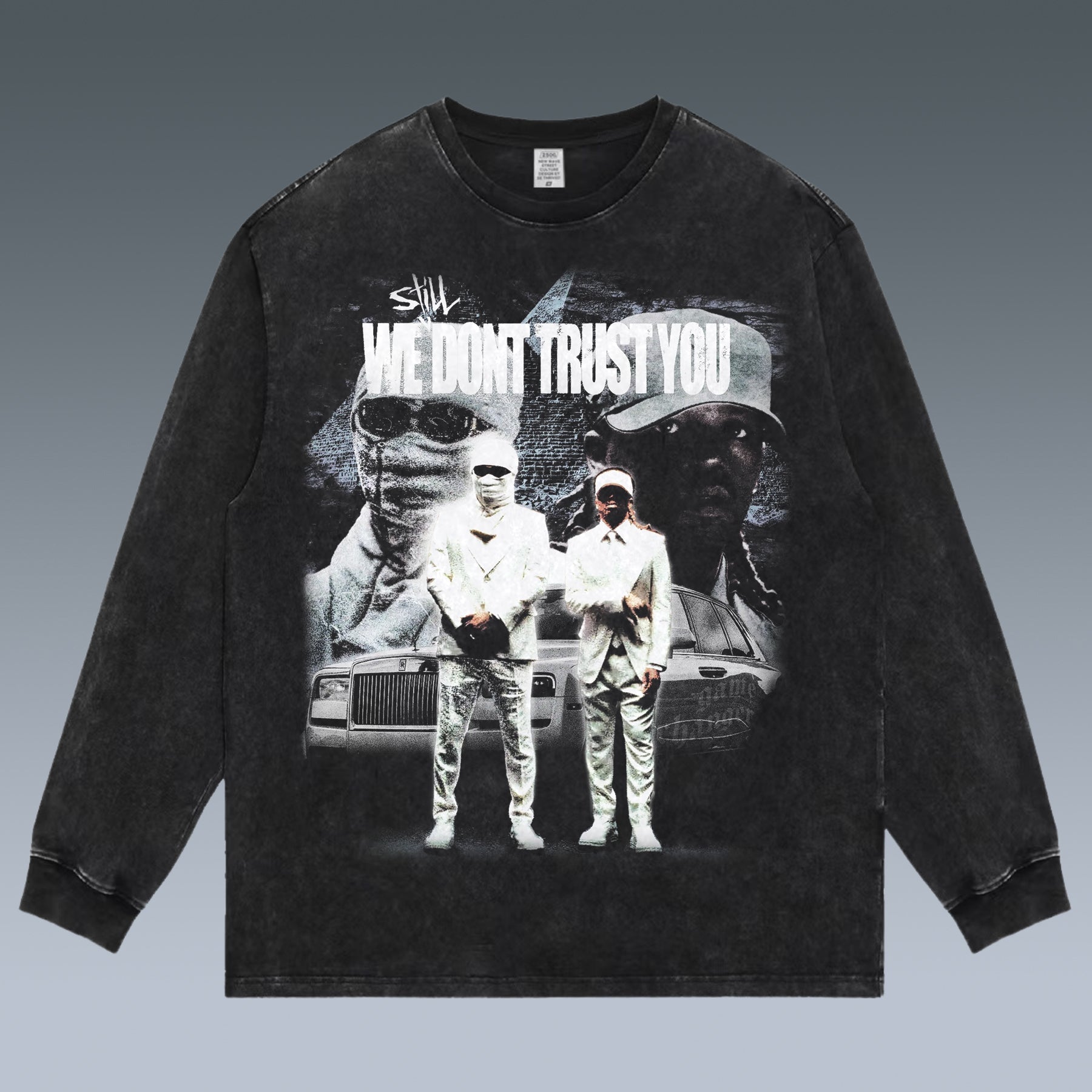 VINTAGE LONG SLEEVE TEE | WE STILL DON¡¯T TRUST YOU-FUTURE-4.17-3