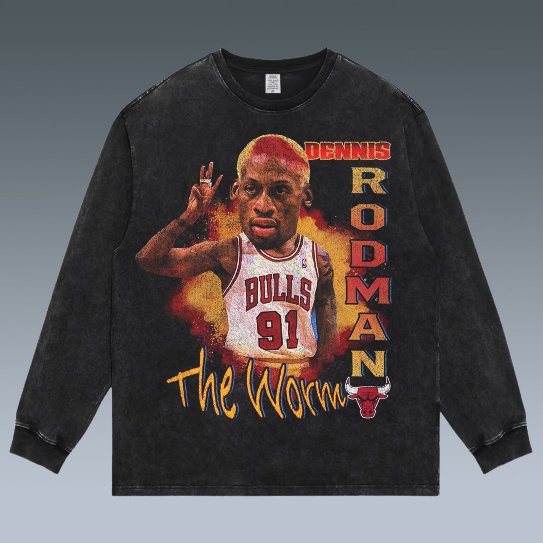 VINTAGE LONG SLEEVE TEE | DENNIS RODMAN