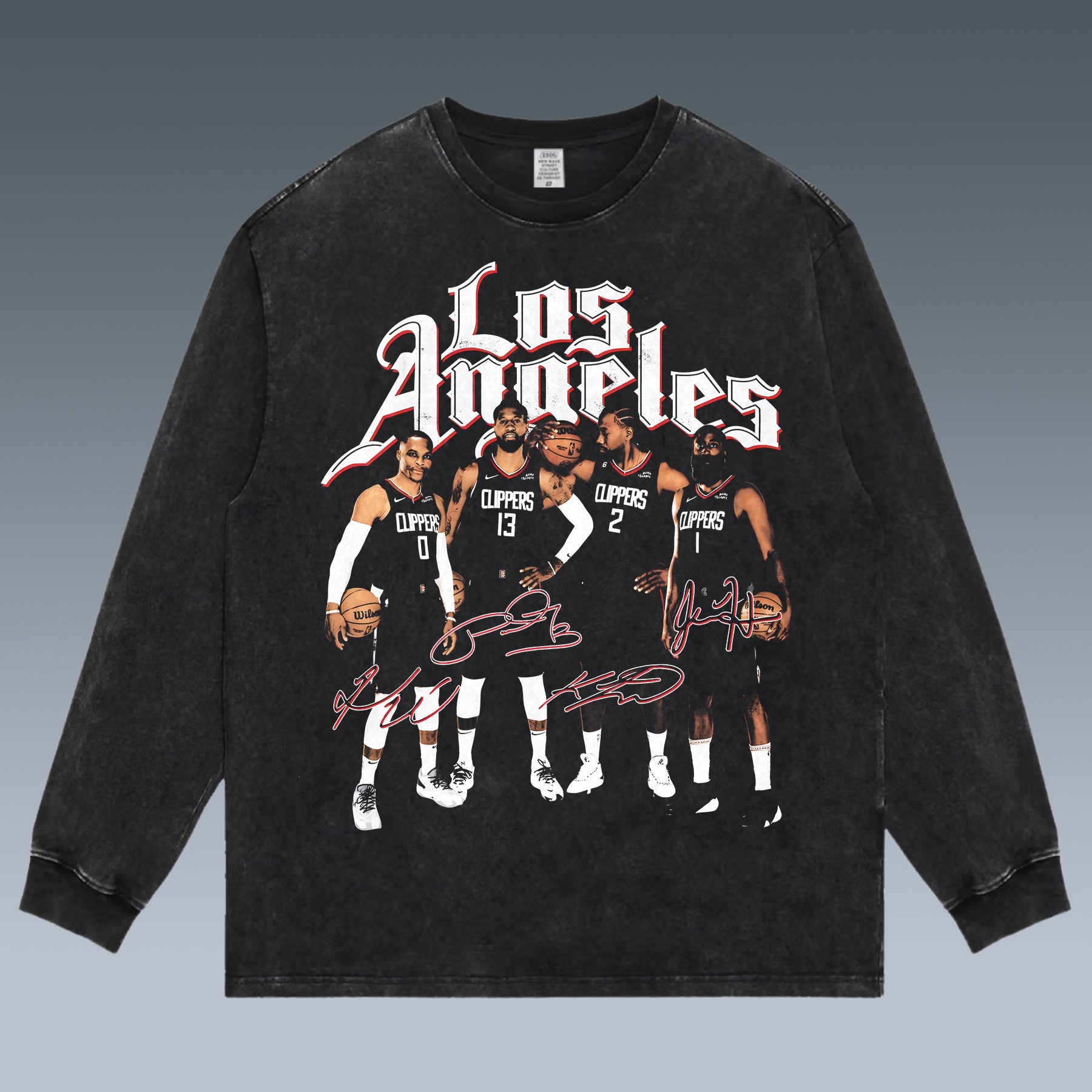 VINTAGE LONG SLEEVE TEE | LOS ANGELES CLIPPER