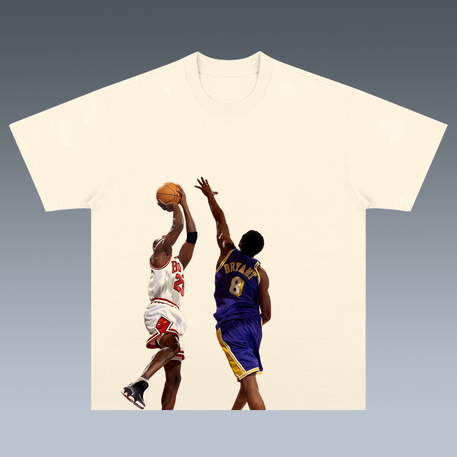 VINTAGE TEE | KOBE VS MICHAEL JORDAN FADEAWAY